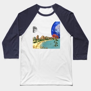 beach with a view collage Baseball T-Shirt